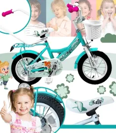 rowerek-dzieciecy-12-cali-mietowy-dzwonek-hamulec-koszyk-bagaznik-kola-bocz