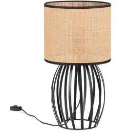 lampa-biurkowa-stolowa-nocna-rustykalna-abazur-juta-bezowy-czarny