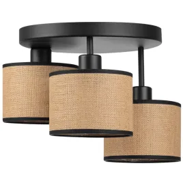 lampa-sufitowa-rustykalna-okragla-plafon-16cm-abazur-juta-bezowy-czarny