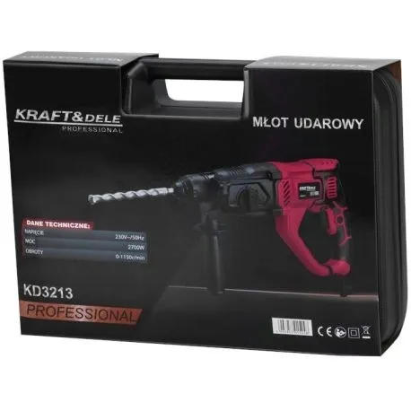 mlot-udarowy-2700w-sds-plus-kd3213-stan-nowy-zasilanie-sieciowe
