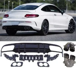 dyfuzor-mercedes-c205-a205-look-c43-amg-black