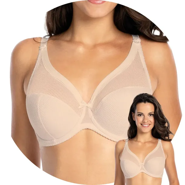 Gaia 1058 Sonia Biustonosz SEMI SOFT beżowy 85C