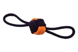 bubu-pets-or-sznur-osemka-z-pilka-orange-neon-32cm