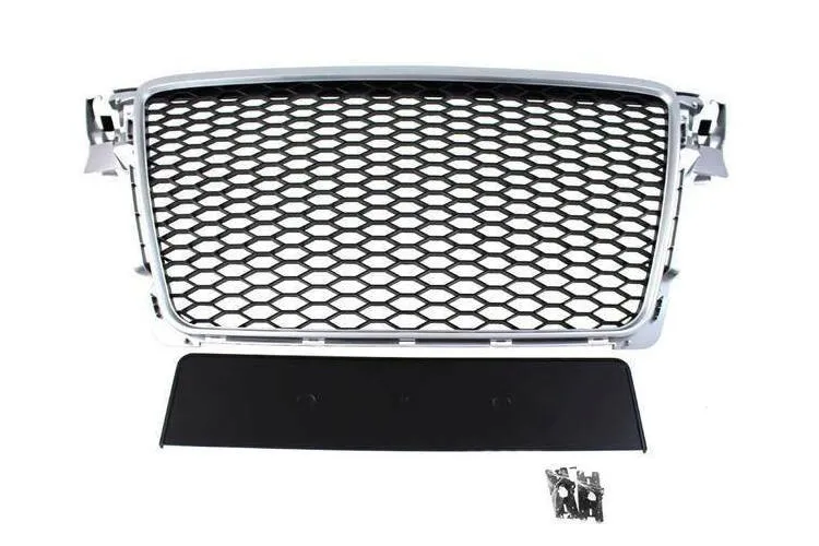 grill-audi-a4-b8-rs-style-silver-black-pdc-stan-nowy