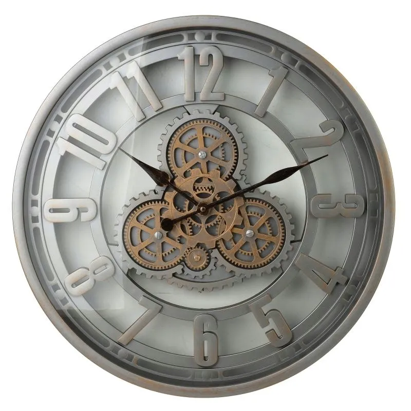 zegar-scienny-mondex-szary-50cm-stan-nowy