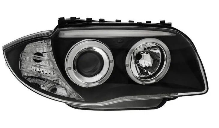 lampy-przednie-reflektory-bmw-e87-e81-ringi-black-stan-nowy