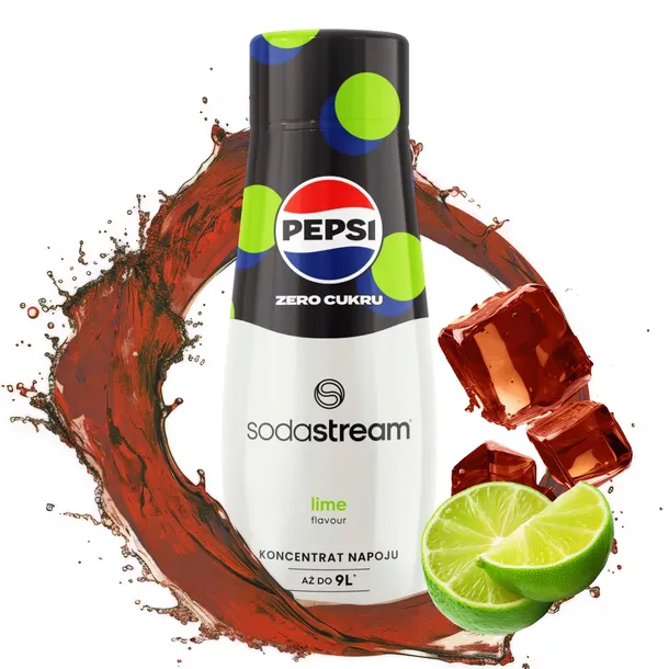Syrop Sodastream Pepsi Max Lime Bez cukru Koncentrat do saturatora 440ml