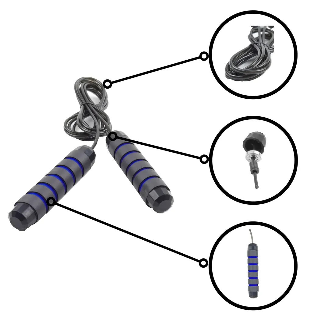 skakanka-bokserska-regulowana-crossfit-lozyskami-blue-28m-profesjonalna