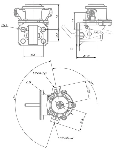 pompa-zasilajaca-1447688m91-polmo-waga-z-opakowaniem-0-38-kg-producent-czesci-rolmar