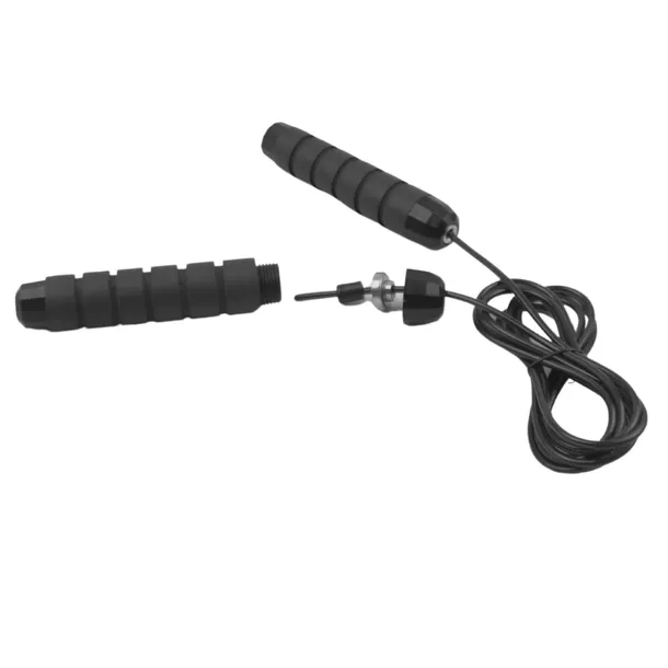 skakanka-bokserska-z-obciazeniem-lozyskami-trening-czarna-regulowana-material-uchwytow-plastik