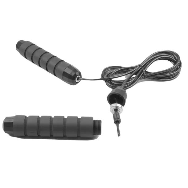 skakanka-bokserska-z-obciazeniem-lozyskami-trening-czarna-regulowana-waga-produktu-180-g