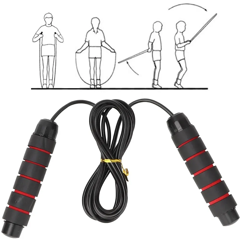 skakanka-bokserska-z-obciazeniem-lozyskami-trening-czarna-regulowana