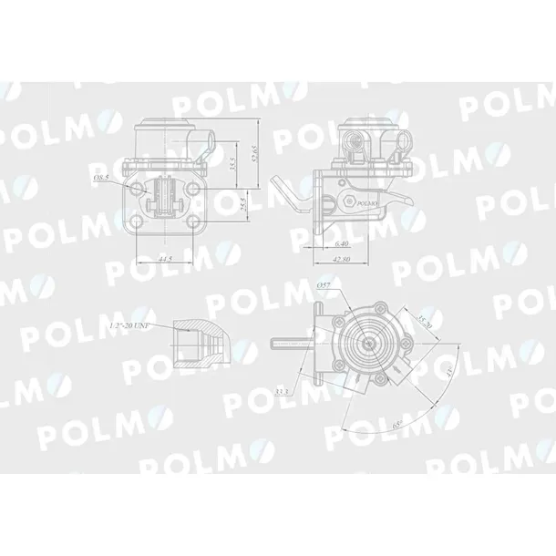 pompa-zasilajaca-3639696m91-polmo-stan-nowy-producent-czesci-polmo
