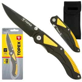 topex-noz-skladany-z-blokada-maly-ostrze-70mm-pokrowiec-survival-98z106
