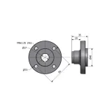 piasta-pompy-wody-c-330-stan-nowy-waga-z-opakowaniem-0-43-kg