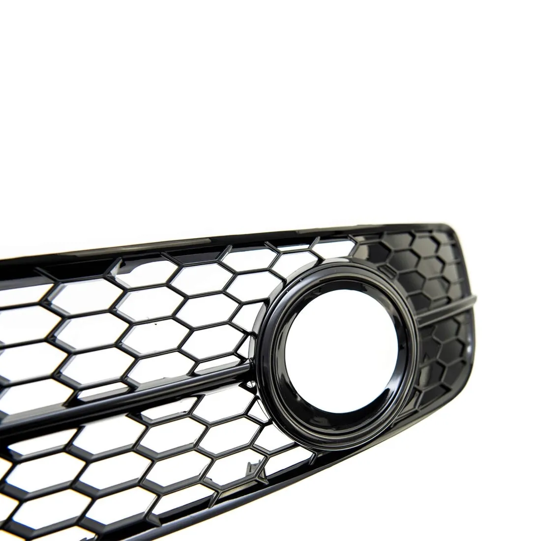 ramka-halogenow-audi-a6-c6-gloss-black