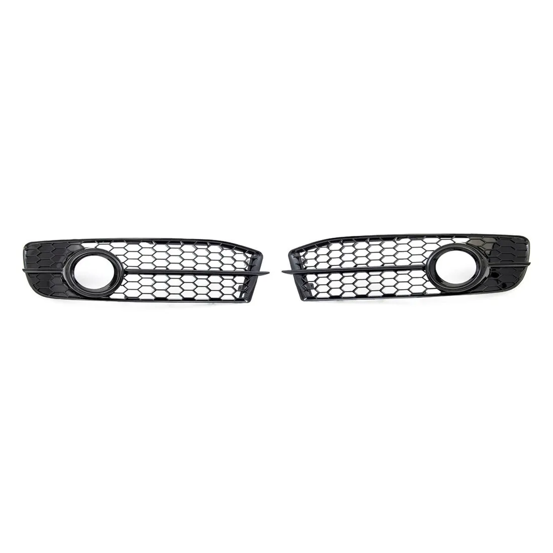 ramka-halogenow-audi-a6-c6-gloss-black