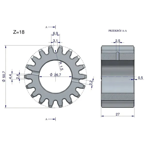 satelit-mechanizmu-reduktora-mf3-producent-czesci-rolmar