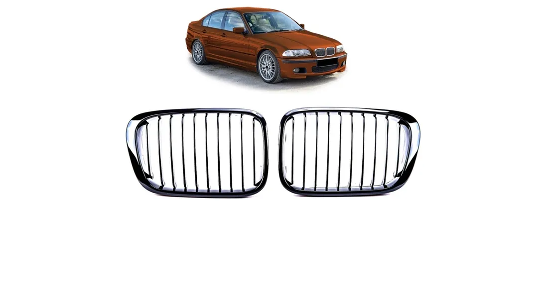 grill-bmw-3-e46-compact-pojedyncze-zeberka-gloss-black-stan-nowy