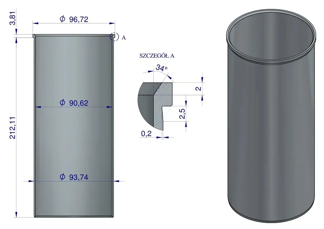 tuleja-silnika-surowa-mf3-oryginal-ursus