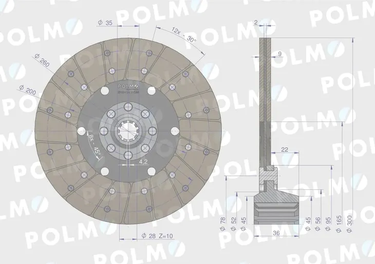 tarcza-sprzegla-4460000-bizon-polmo-producent-czesci-polmo