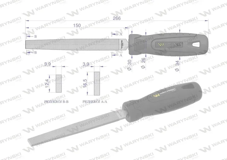 pilnik-plaski-150-mm-warynski-kod-producenta-wmf001