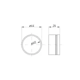 tuleja-kola-posredniego-c-330-waga-z-opakowaniem-0-05-kg-stan-nowy
