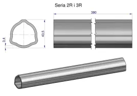 rura-zewnetrzna-2r-i-3r-do-walu-510-przeg-teleskopowego-43-5x3-4mm-385mm