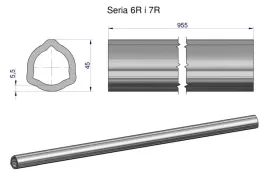 rura-wewnetrzna-seria-6r-i-7r-do-walu-1110-p-teleskopowego-45x5-5mm-955mm