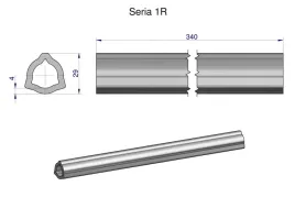 rura-wewnetrzna-1r-do-walu-460-przeg-teleskopowego-29x4mm-340mm