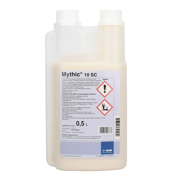 Środek płyn na Pluskwy Karaluchy Prusaki Mythic 10SC Skuteczny Płyn - 500ml