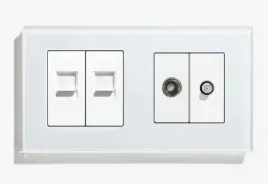 gniazdko-internetowe-rj45-antena-szklane-lan-sat