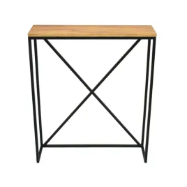 konsola-no10-dab-craft-zloty-loft-70x20x84-czarny-mat-koygarden
