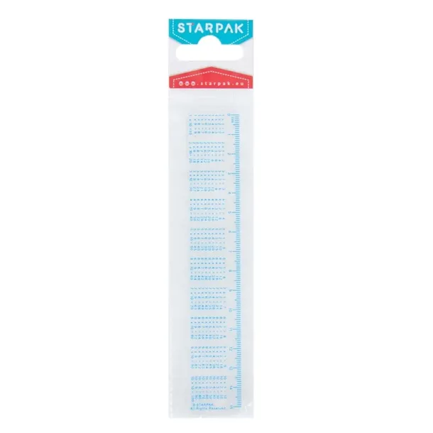 LINIJKA PLASTIKOWA 15CM Z TABLICZKĄ MNOŻENIA