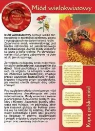 broszura-informacyjna-ulotka-miod-wielokwiatowy-broszurka-20-szt