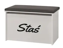 skrzynia-imie-kufer-pojemnik-na-zabawki-z-siedziskiem-z-imieniem-bialy