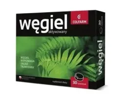 wegiel-aktywowany-biegunka-wzdecia-niestrawnosc-colfarm-30-tabletek
