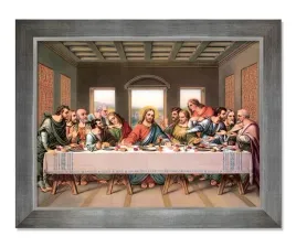 obraz-swiety-ostatnia-wieczerza-apostolowie-rama-srebrna-50-cm-x-70-cm