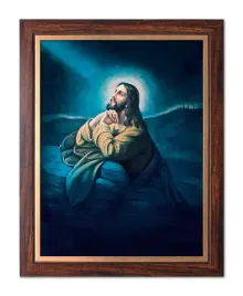 obraz-jezus-modlacy-sie-w-ogrojcu-rama-ze-zlotym-paskiem-50-cm-x-70-cm