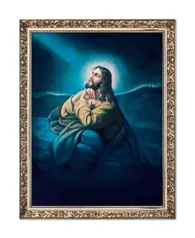 obraz-jezus-modlacy-sie-w-ogrojcu-rama-z-ornamentem-20-cm-x-25-cm