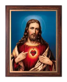 obraz-religijny-najswietsze-serce-jezusa-rama-zloty-pasek-20-cm-x-25-cm