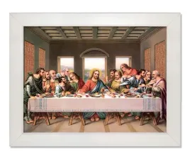 obraz-swiety-ostatnia-wieczerza-apostolowie-rama-biala-50-cm-x-70-cm