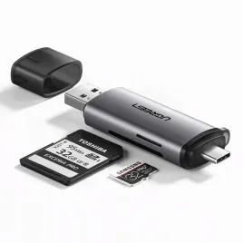 adapter-czytnik-kart-sd-microsd-ugreen-usb-a-3-0-usb-c-do-telefonu-laptopa
