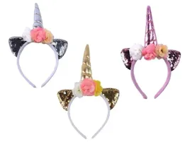 opaska-jednorozec-unicorn-na-glowe-z-cekinowymi-uszkami-i-kwiatuszkami