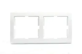 polmark-sigma-ramka-podwojna-pozioma-biala