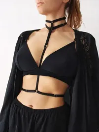 ozdobne-paski-do-biustonosza-choker-harness-uprzaz