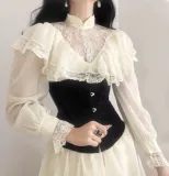gotycki-czarny-gorset-pas-modelujacy-underbust-marka-bez-marki