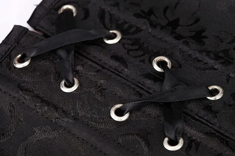 gotycki-czarny-gorset-pas-modelujacy-underbust-stan-nowy