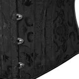 gotycki-czarny-gorset-pas-modelujacy-underbust-stan-nowy-wzor-dominujacy-bez-wzoru