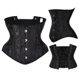 ekskluzywny-czarny-gorset-wiazany-underbust-xs-xxxl